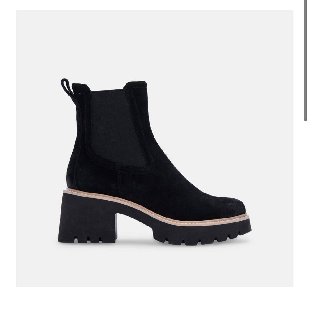Dolce Vita black suede Hawk H2O booties